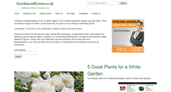Desktop Screenshot of gardenandgreen.co.uk
